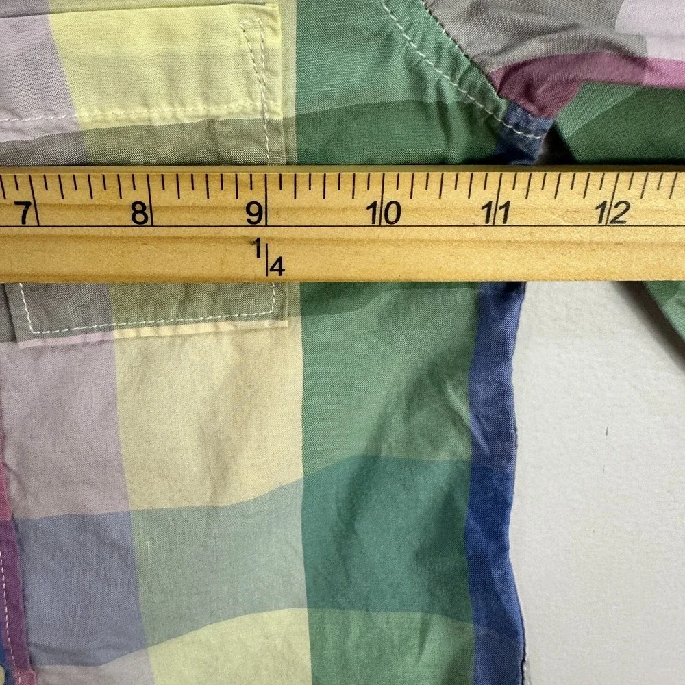 baby GAP Shirt 18-24 Months‎ Madras Plaid Cotton Button Down Preppy Spring